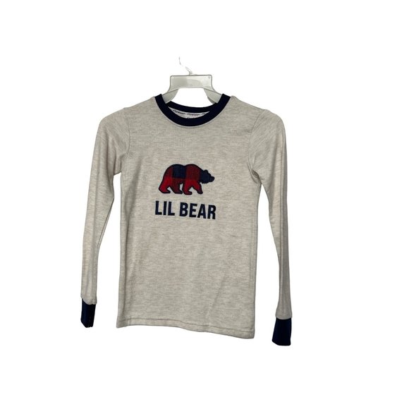 Dear Forms Cozy Comfort little bear red plaid pajama set boys L 10/12 1599 - Picture 4 of 9